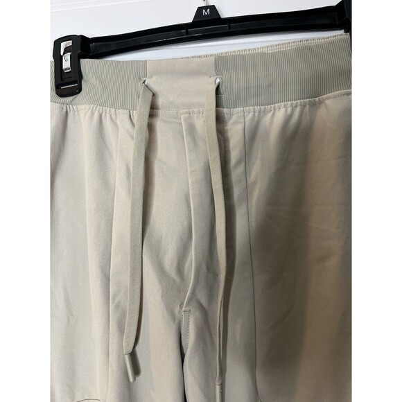 Lululemon Jogger Mens Medium Beige Athletic ABC Warpstreme Jogger Zip Pocket - Picture 7 of 14